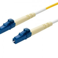 Monoprice 46136 MONOPRICE SINGLE-MODE FIBER OPTIC CABLE - LC-LC UL 2MM 9/125 OFNR SIMPLEX YELLOW