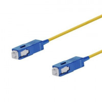 Monoprice 46140 MONOPRICE SINGLE-MODE FIBER OPTIC CABLE - SC-SC UL 3MM 9/125 OFNR SIMPLEX YELLOW