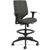HON 52.9 x 29.8 x 28.8 in. Upholstered Mid Back Task Stool Black