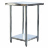 Buffalo Tools 24 x 24 in. Stainless Steel Work Table Silver
