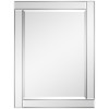 Empire Art Direct Moderno Beveled Rectangle Wall Mirror
