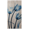 Empire Art Direct Tulips Is Blue Fine Radiographic Photography Hi Definition Giclee Printed Directly on Hand Finished Ash Wood Wall Art by Albert Koetsier