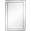 Empire Art Direct Moderno Beveled Rectangle Wall Mirror