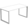 Lorell Relevance Series Desk Height Desk Leg Frame Silver - 28.5 x 23.3 in.