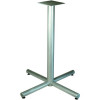 Lorell Bistro-Height X-Leg Table Base Metallic Silver - 32 x 40.75 in.