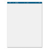 Business Source Standard Easel Pads- Plain- 27in.x34in.- 50 Sheets- 4-CT- White