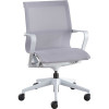 Lorell 26.3 in. Executive Mesh Mid-Back Chair - Gray