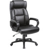 Lorell Soho High-Back Leather Executive Chair Black