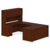 Lorell 48 x 24 in. Prominence 2.0 Laminate Desking - Mahogany