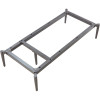 Lorell 47.9 x 22.9 x 9.8 in. Contemporary Collection Adjustable Metal Base Gray