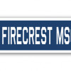 SignMission 4 x 18 in. A-16 Street Sign - USS Firecrest MSCO