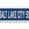 SignMission 4 x 18 in. A-16 Street Sign - USS Salt SSN