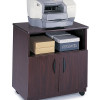 Safco Mobile Machine Stand in Mahogany