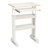 Safco Adjustable Height Stand-Up Workstation in Gray