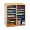Safco Products Company Adjust Organizer- 39-.38in.x11-.75in.x24- 36 Compartment- Gray