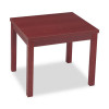HON Laminate Occasional Table Rectangular 20w x 24d x 20h Mahogany