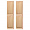 Pinecroft Exterior Raised Panel Shutters 15 x 51 in.