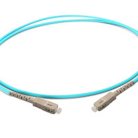 Monoprice 46453 MONOPRICE MULTI-MODE OM3 FIBER OPTIC CABLE - SC-SC UL 3MM 50/125 OFNR SIMPLEX AQ