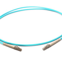 Monoprice 46460 MONOPRICE MULTI-MODE OM3 FIBER OPTIC CABLE - LC-LC UL 2MM 50/125 OFNR SIMPLEX AQ