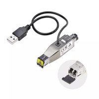 Startech D01ML55U-FIBER-MEDIA GIGABIT FIBER TO RJ45 ETHERNET MEDIA CONVERTER DONGLE, OPTICAL SINGLEMODE 10KM/M