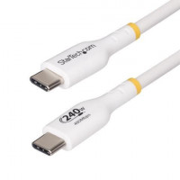 Startech USB2EPR10FW 10FT WHITE USB-C CHARGING CABLE, USB-IF CERTIFIED USB C CABLE, 240W PD EPR, USB