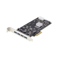 Startech P5Q4A-USB-CARD 4-PORT USB-A PCIE CARD 5GBPS 4X USB CONTROLLERS PCI EXPRESS CARD
