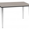 Regency 42 x 24 in. Kahlo Tapered Leg Table, Maple & Chrome