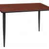 Regency 48 x 24 in. Kahlo Tapered Leg Table, Cherry & Black