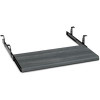 The HON 10 x 21.5 x 1.1 in. Modular Desking Laminate Keyboard Platform Gray