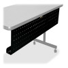 Lorell Training Modesty panel- for 48 in. tables- 42 in. x 3 in. x 10 in.- Black