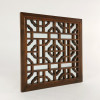 Wayborn 27 x 1 x 27 in. Pengla Mirror Brown