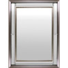 Lorell Silver Hanging Mirror