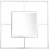 Camden Isle 31.5 x 31.5 in. Lidy Wall Mirror Stainless Steel Frame