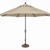 SimplyShade 11 ft. Catalina Octagon Push Button Tilt Market Umbrella Antique Beige