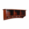 Shaker Cottage Coat Hooks With Storage Cherry