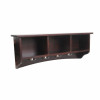 Shaker Cottage Coat Hooks With Storage Espresso
