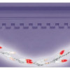 KA404E11 9 ft. Mini Red Clear Garland Light