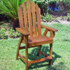 Wood Adirondack Bar Chair