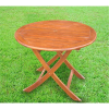 Outdoor 38 in. Round Folding Table