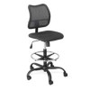 Safco Products Company Extended Height Chair- Mesh Back- 25in.x25in.x49-.50in.- Black