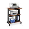 Safco Products Company Printer-Machine Cart- Mobile- 29-.50in.x20in.x35in.- Black-Cherry