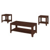 Monarch Specialties Table Set Cherry - 3 Piece