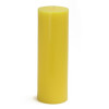 Jeco 3 x 9 in. Pillar Candle Yellow