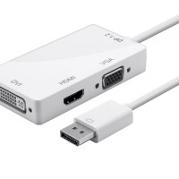 Monoprice 12800 DP 1.2A TO HDMI, DVI, VGA PASSIVE ADAPTR