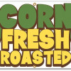 SignMission 120 in. Roasted Banner with Concession Stand Food Truck Single Sided