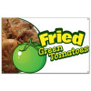 SignMission 60 in. Concession Stand Food Truck Single Sided Banner - Tomatoes