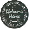 SignMission 16 x 24 in. Corrugated Plastic Sign with Stakes Circular - Welcome Foolish Mortals
