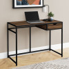 Monarch Specialties 42 in. Metal Computer Desk Brown Reclaimed - Black