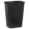 Rubbermaid Commercial Products 10.25 gal Deskside Wastebasket - Black