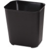 Rubbermaid Commercial Products 28 qt. Fire Resistant Wastebasket - Black